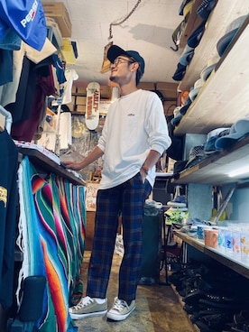 CHINさんパパさんのコーディネート