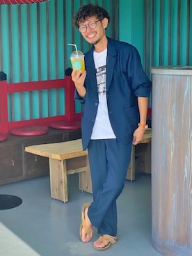 CHINさんパパさんのコーディネート