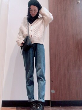 「DAISY MERRY（デイジーメリー）のアイテム」を使った、ハナコさん（レディース・158cm）の冬コーディネート