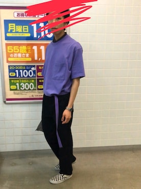 ただの服好きけんしー(YouTube)さん（メンズ・173cm）の春コーディネート