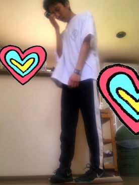 「OXYGEN（オキシゲン）のアイテム」を使った、ただの服好きけんしー(YouTube)さん（メンズ・173cm）の春コーディネート