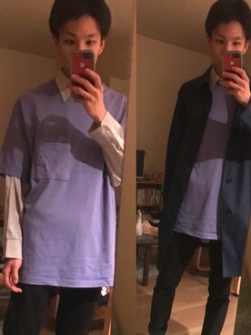 ただの服好きけんしー(YouTube)さん（メンズ・172cm）の秋コーディネート