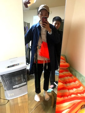 ただの服好きけんしー(YouTube)さん（メンズ・173cm）の秋コーディネート