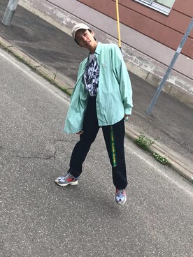 ただの服好きけんしー(YouTube)さん（メンズ・173cm）の春コーディネート