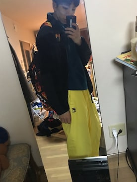 「FILA HERITAGE（フィラヘリテージ）のアイテム」を使った、ただの服好きけんしー(YouTube)さん（メンズ・173cm）の秋コーディネート