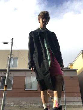 ただの服好きけんしー(YouTube)さん(メンズ・173cm)の春コーディネート