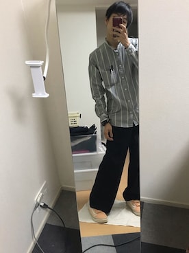 ただの服好きけんしー(YouTube)さん（メンズ・173cm）の秋コーディネート