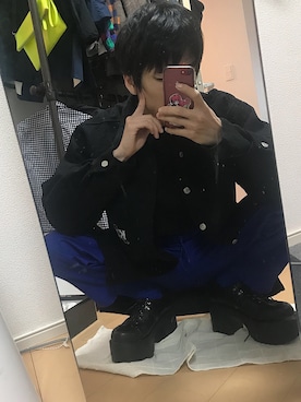ただの服好きけんしー(YouTube)さん(メンズ・173cm)の秋コーディネート