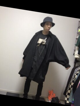 「H&M」｜「アイテム（その他アウター）」を使った、ただの服好きけんしー(YouTube)さん（メンズ・173cm）の秋コーディネート