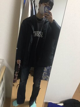 ただの服好きけんしー(YouTube)さん（メンズ・173cm）の冬コーディネート