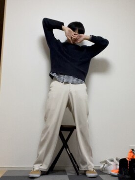 ただの服好きけんしー(YouTube)さん（メンズ・173cm）の冬コーディネート