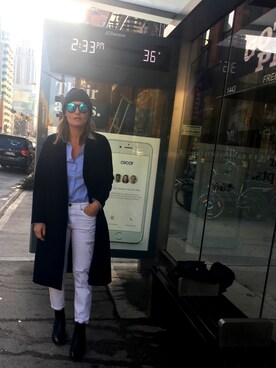 「ALDO（アルド）のアイテム（ニットキャップ/ビーニー）」を使った、justelle さん（レディース・170cm）の冬コーディネート