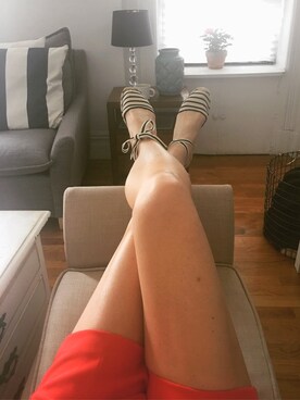 「stripes」｜「アイテム（その他シューズ）」を使った、justelle さん（レディース・170cm）の春コーディネート