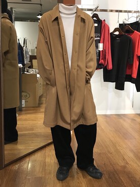 「MK MICHEL KLEIN HOMME （エムケーミッシェルクランオム）のアイテム（ジャケット/アウター）」を使った、ゆせまろさん（メンズ・160cm）の秋コーディネート