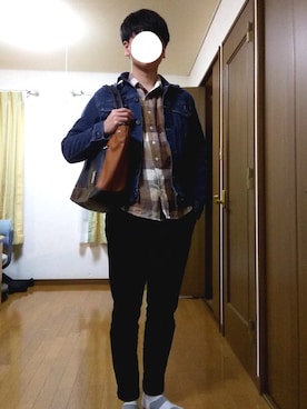 「Bianchi（ビアンキ）のアイテム」を使った、ウロボロスさん（メンズ・174cm）の冬コーディネート