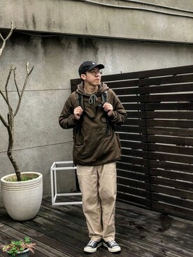 「AES（エーイーエス）のアイテム」を使った、gg3be0さん（メンズ・179cm）の春コーディネート