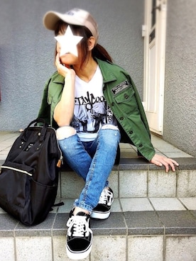 「Anello」｜「アイテム（その他）」を使った、kaop🐣さん（レディース・151cm）の春コーディネート