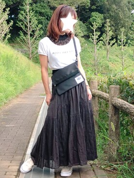 「BODY DRESSING（ボディドレッシング）のアイテム」を使った、kaop🐣さん（レディース・151cm）の秋コーディネート