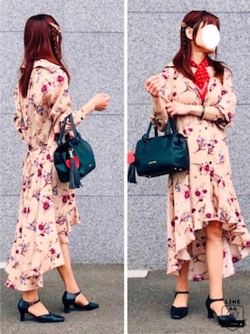 「TOPKAPI（トプカピ）のアイテム（財布/小物）」を使った、kaop🐣さん（レディース・151cm）の春コーディネート