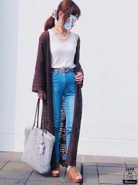 「プチプラミックス」｜kaop🐣さん（レディース・151cm）の春コーディネート