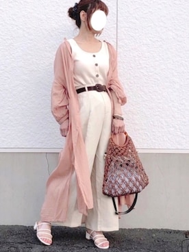 「プチプラミックス」｜kaop🐣さん（レディース・150cm）の夏コーディネート