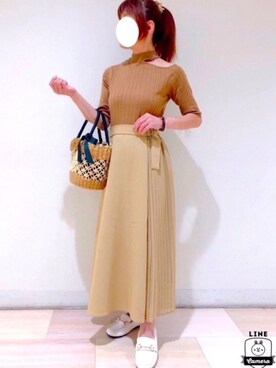 「アシメニット」｜kaop🐣さん（レディース・151cm）の秋コーディネート