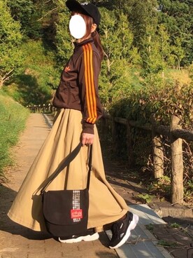 「やっぱりストリートが好き」｜「アイテム（ジャージ）」を使った、kaop🐣さん（レディース・151cm）の秋コーディネート