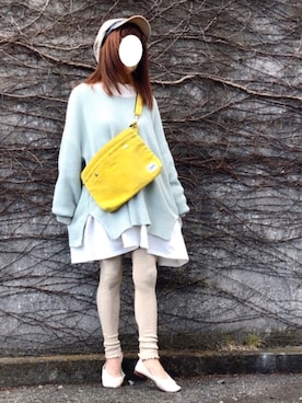 「reca（レカ）のアイテム（チュニック）」を使った、kaop🐣さん（レディース・150cm）の春コーディネート