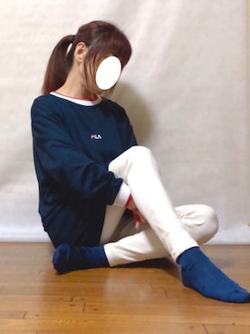 「FILA（フィラ）のアイテム（ワンピース/ドレス）」を使った、kaop🐣さん（レディース・150cm）の春コーディネート
