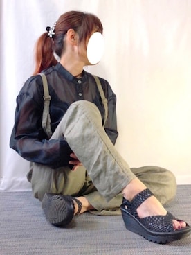 「シースルー」｜「アイテム（福袋/福箱）」を使った、kaop🐣さん（レディース・150cm）の夏コーディネート