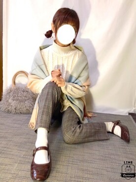 kaop🐣さん（レディース・150cm）の冬コーディネート