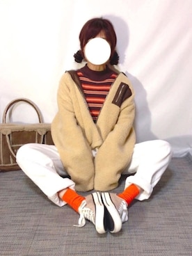 「Ifuru（イフル）のアイテム（ブルゾン）」を使った、kaop🐣さん（レディース・150cm）の冬コーディネート