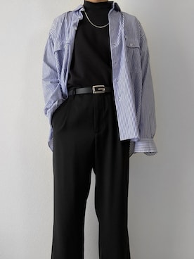 「FIELDのアイテム」を使った、あっちゃんさん（メンズ・170cm）の春コーディネート
