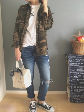 karashiさん（レディース・168cm）の春コーディネート