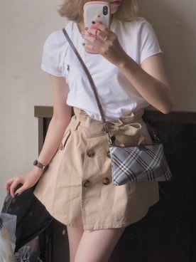 「Ralph Lauren」｜「アイテム（アナログ腕時計）」を使った、ENA *privateさん（レディース・162cm）の夏コーディネート