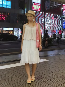 「Katie（ケイティ）のアイテム（バッグ）」を使った、missribbonciciさん（レディース・160cm）の秋コーディネート