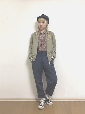missribbonciciさん（レディース・160cm）の冬コーディネート