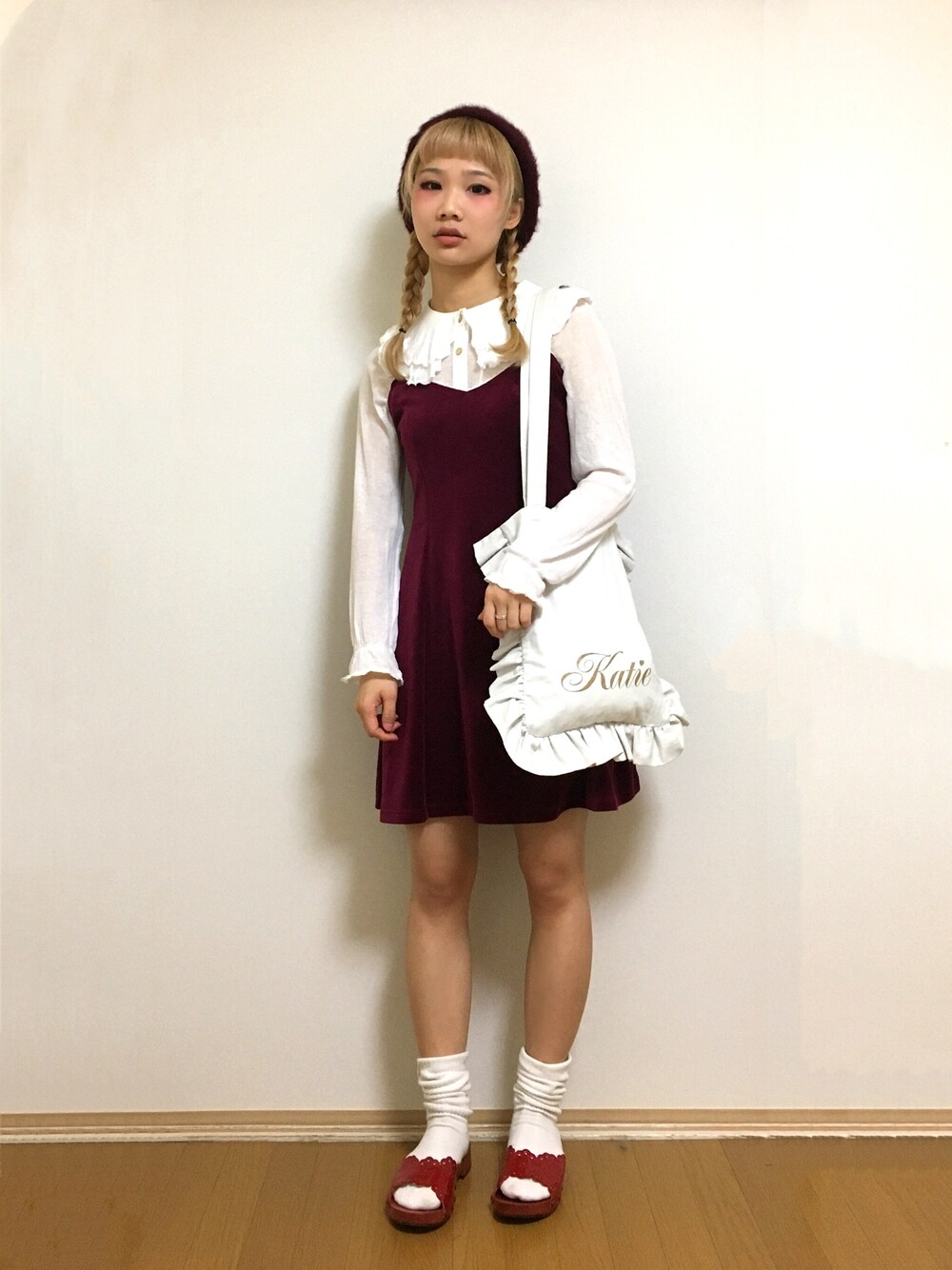 Katie（ケイティ）の「DRESS IN VELVET キャミソールワンピース 