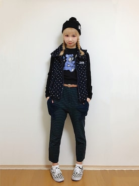 missribbonciciさん（レディース・160cm）の冬コーディネート