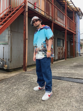 「アイテム（帽子）」を使った、矢野征哉 SARUさん（メンズ・160cm・20代）の春コーディネート
