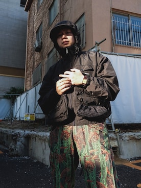 「アイテム（ブルゾン）」を使った、矢野征哉 SARUさん（メンズ・160cm・20代）の冬コーディネート