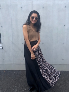 「アイテム（アクセサリー）」を使った、mexさん（レディース・159cm・20代）の秋コーディネート