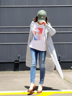 「HIPS（ヒップス）のアイテム」を使った、taeさん（レディース・165cm）の春コーディネート