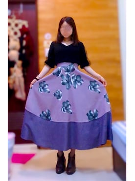 「CECIL McBEE（セシルマクビー）のアイテム（ワンピース/ドレス）」を使った、Yui Chuさん（レディース・152cm）の冬コーディネート