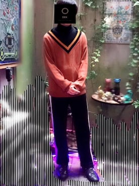 「OPENING CEREMONY（オープニングセレモニー）のアイテム」を使った、SK2Gさん（メンズ・170cm）の秋コーディネート