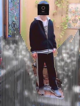 「OPENING CEREMONY（オープニングセレモニー）のアイテム」を使った、SK2Gさん（メンズ・170cm）の冬コーディネート