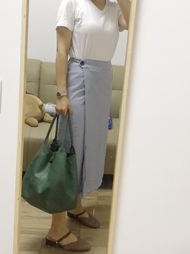 「RABEANCO（ラビアンコ）のアイテム」を使った、melodychanさん（レディース・154cm）の夏コーディネート