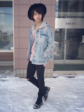 Matsuda  Kazukiさん（メンズ・177cm）の冬コーディネート