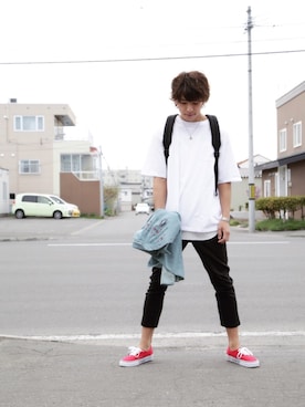 Matsuda Kazukiさん(メンズ・177cm)の春コーディネート