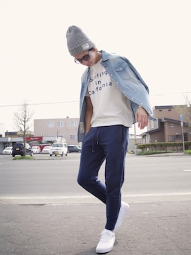 Matsuda Kazukiさん(メンズ・177cm)の春コーディネート